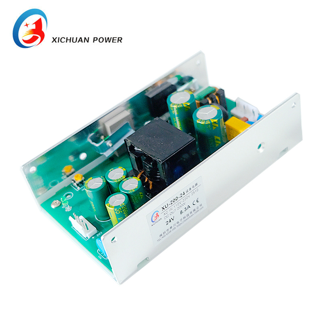 OEM/ODM U-shape AC-DC 180W 200W Switching Power Supply 24V 36V 48V Single Output Voltage 3.8A 5A 6.3A 6.7A 10A Output Current