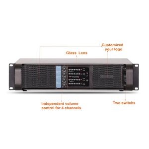 Amply công suất chuyên nghiệp Top Quality <span class=keywords><strong>Lab</strong></span> <span class=keywords><strong>Gruppen</strong></span> <span class=keywords><strong>FP10000Q</strong></span> 2500W*4, 10000W cho loa siêu trầm và loa lớn - Product Image 4