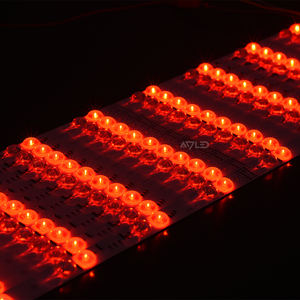 DC24V 3030 <b>Aluminum</b> RGB + Tunable White (3000 to 6500K) LED Light Bar with Lens, Cuttable 160° Beam <b>Strip</b> for Backlit Signs - Product Image 1