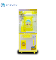 Máquina de grúa de garras comercial personalizable Zormen operada con monedas, atrapapremios para salas de juegos