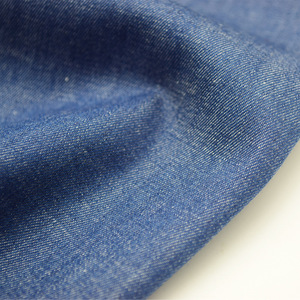 Skygen Cina di alta qualità a buon mercato campioni gratuiti 135 gsm morbido indigo cotone spandex stretch tessuto denim con buoni prezzi - Product Image 3