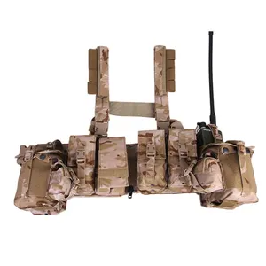 Bán sỉ quân đội ngực vest-Mersongear Molle Military Equipment Combat Tactical Vest Chest Army Tactical Vest For Magazine Pouch Bags