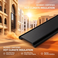 Barre isolante thermique en nylon polyamide PA66 pour profilés aluminium, haute performance thermique pour bâtiments