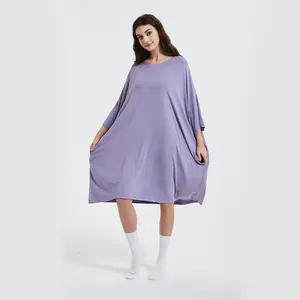 Senhoras oversize Sleep Tee's Camisas Noite Tee camisas Camisolas mulheres Nightdress meninas sleepwears noite vestido vestidos para a mulher