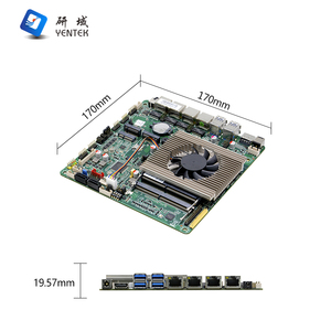 Carte mère X86 d'usine I7 8665U VGA HD LVDS EDP 4 LAN 2 COM Win10 11 Mini ITX - Product Image 2