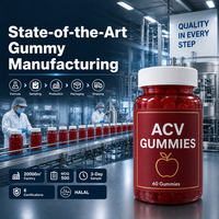 Usine OEM/ODM – Vitamines pour adultes sous marque privée – Gommes au vinaigre de cidre antioxydant pour la perte de poids et la santé intestinale