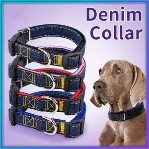 Set tali kekang anjing Denim lainnya, tali kekang kualitas tinggi untuk anjing - Product Image 2