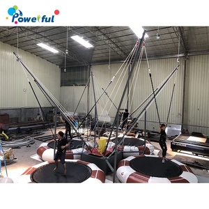 <span class=keywords><strong>Trampoline</strong></span> gonflable rond professionnel de haute qualité pour 4 personnes, adapté aux enfants et aux adultes, 9mx9mx6m, certifié CE - Product Image 6