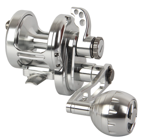 بكرة القفز الفضية متعددة المواصفات للجسم من سبائك الألومنيوم بكرة صيد كبيرة متينة ودائمة للصيد البحري - Product Image 3