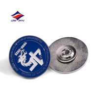 LZY Maker - Pin de solapa personalizado al por mayor de metal con logo deportivo para equipos de béisbol, esmalte blando y duro, anime, bandera, sombrero, broche de recuerdo