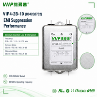 Filtre de ligne électrique CA VIP4-2B-10 B042Q0702 par VIIP, 220V 6A monophasé, filtre RFI pour onduleurs solaires et stockage d'énergie