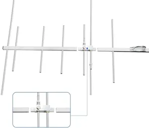 Antena Yagi de Doble Banda 144/430 MHz 12dbi VHF de Alta Ganancia, Antenas Verticales de Base, Herramientas para Repetidores de Radioaficionados, 5g BMTX de Alta Ganancia, Wifi 2.4G - Product Image 3