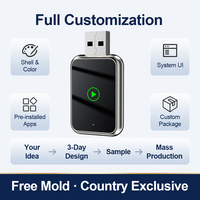 Adattatore Wireless Carplay 2 in 1 Allwinner V851S R50, Dongle USB Tipo A e C per Android Auto, in Lega di Zinco per iPhone Apple