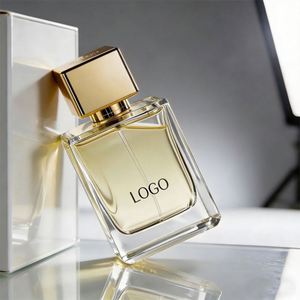 Custom Luxury <b>Clear</b> Glass Perfume Bottle With Gold Cap & Matching <b>Box</b> Ideal for 50ml/100ml Premium Fragrance Packaging - Product Image 2