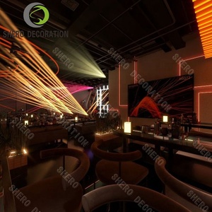 Luxe Strip Club Discothèque Bar Lounge Meubles <span class=keywords><strong>Restaurant</strong></span> Stand Rouge Velours Tissu Vip Lounge <span class=keywords><strong>Karaoké</strong></span> Canapés pour Boîte de Nuit - Product Image 5