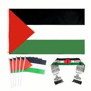 Manufacturer Promotional Bulk Printed Sublimation Logo Custom Palestine <b>Lanyard</b> With Set Item - Product Image 6