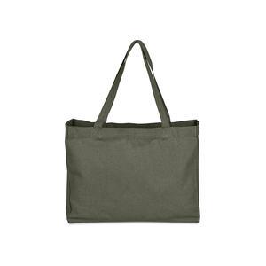 Bolsa de compras de tela reciclada Planet para uso diario en compras, viajes y almacenamiento, que ofrece fácil manejo y larga duración. - Product Image 1