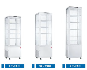 Réfrigérateur vitrine à quatre côtés en verre, 238L, nouvelle arrivée, refroidisseur de boissons, armoire réfrigérée, réfrigérateur pour équipement de poulet - Product Image 6