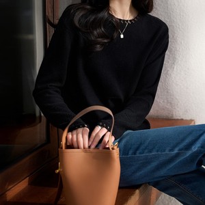 Maglione Casual Elegante da Donna <span class=keywords><strong>con</strong></span> Collo Tondo, Decorazioni e Bordi <span class=keywords><strong>in</strong></span> <span class=keywords><strong>Pizzo</strong></span>, Tinta Unita - Product Image 6