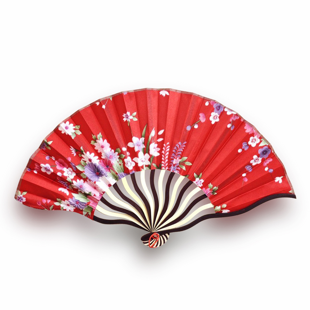 Новый бамбуковый веер ручной работы с изогнутыми ребрами