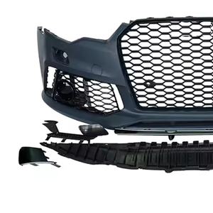 ชุดแต่งกันชนหน้าสไตล์ RS6 สำหรับ Audi A6 S6 C7.5 ปี 2016-2018 ผลิตจากพลาสติก PP - Product Image 3