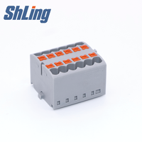 SHLING OEM disponible – Barrette de distribution à profil bas PTFIX-12X2.5 à 12 voies pour panneaux d'automatisation des bâtiments