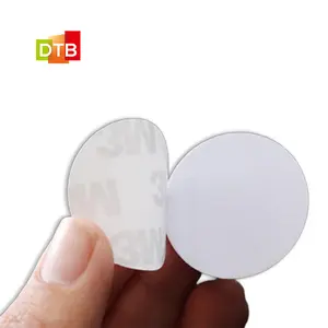 Etiqueta adhesiva de PVC NFC con logotipo personalizado de fábrica, Etiqueta inteligente RFID con Chip Ntag213/ntag215/ntag216