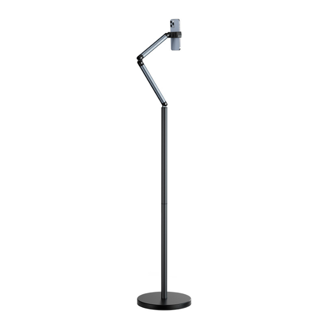 Height Adjustable Universal 360 Degree Over Head Bed Rotatable Arm Stretchable Metal Tablet Floor Phone Stand Holder