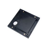 Lumière murale LED extérieure carrée étanche FULIDI en matériau PC, homologuée SAA, P1251 IP65 3.8W CEROHSCB, pour utilisation sur les escaliers