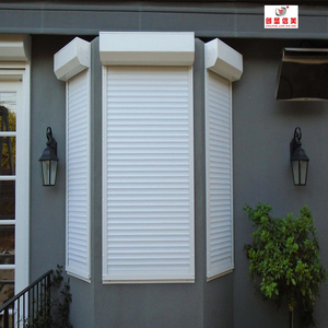 Thông minh điều khiển từ xa ngoài trời nhôm cán màn trập cửa sổ cách âm một chạm cửa chớp an toàn dọc - Product Image 3