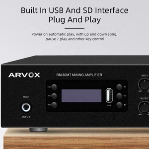 Haut-parleur de plafond PA1 24V avec tuner AM/FM, musique USB intégrée, sonorisation publique, Bluetooth, mini stéréo, alimentation audio de classe D - Product Image 4