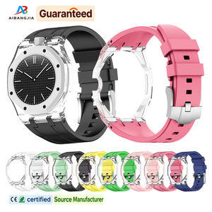 Bracelet de <span class=keywords><strong>montre</strong></span> sport en silicone transparent pour <span class=keywords><strong>Swatch</strong></span> AP Royal Pop Pocket Watch - Product Image 1