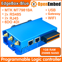 Controlador Dedicado OpenEmbed para Control Industrial PLC PAC, RS485, WiFi, Ethernet, Doble Núcleo Arm Cortex A35, Programable