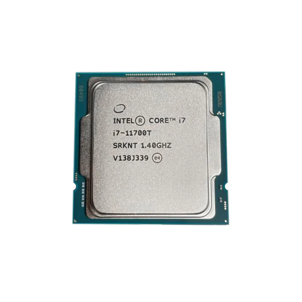 Intel Core i7 CPU 1.4 GHz 8 çekirdekli Intel Core 35W masaüstü İşlemci i7-11700T