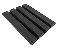 Panneaux muraux acoustiques modernes en bois massif cannelé avec NRC 0.8 pour chambre, salle de sport, hall, salon, hôtel, studio et projets personnalisés