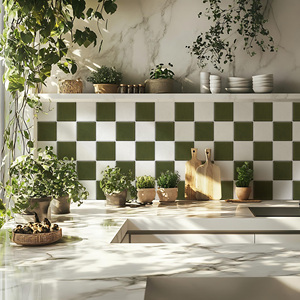 Tự dính hiện đại không thấm nước gạch trang trí nội thất sticker cho nhà bếp backsplash và phòng tắm tường - Product Image 6