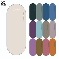 Tapis de yoga en caoutchouc PU XLAN, planche elliptique légère, lignes de posture, tapis de fitness antidérapant pour la maison, logo personnalisable