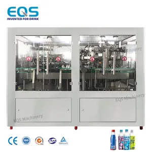 Customized High Speed Soft Drink Bottle Filling Machine Complete Carbonated Drink Bottling Production Line