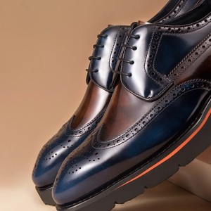 Zapatos de boda para hombre 2026 de diseñador, transpirables, suaves, ligeros, hechos a medida, de oficina, de carrera, con parte superior de cuero genuino y cierre sin cordones. - Product Image 3