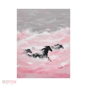 ภาพวาดสีน้ำมันสไตล์นามธรรม ภาพม้า<span class=keywords><strong>วิ่ง</strong></span> วาดด้วยมือ บนผ้าใบ ภาพศิลปะตกแต่งบ้านสไตล์อิมเพรสชั่นนิสต์ ภาพวาดสีน้ำมันสมัยใหม่ - Product Image 3