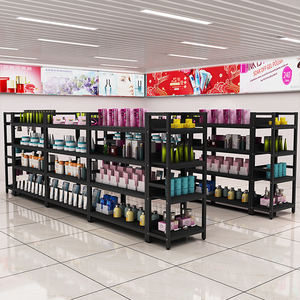 Supermercato vendita al dettaglio espositori scaffali in acciaio comodo legno scaffali per la scuola ufficio durevole metallico per minimarket - Product Image 4