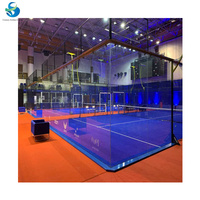 Couverture de terrain de padel de tennis de haute qualité 20m X 10m Ensemble complet pour terrain de sport de stade
