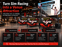 RenixSim 4 Dof Parque de Atracciones 9D Máquina de juegos de arcade Speed Esports F1 PRO Simulador de carreras