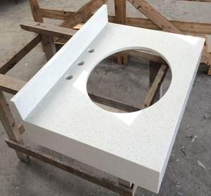 Piedra de cuarzo lista para cristales, superficie pulida de alto brillo para encimeras y tocadores de baño, precio al por mayor - Product Image 5