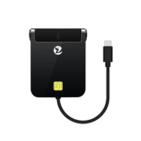 ZOWEETEK USB C Lector de tarjetas con chip ISO Escritor OTG Móvil EMV CAC Pago Lector de tarjetas inteligentes Lector de tarjetas con chip ISO Escritor