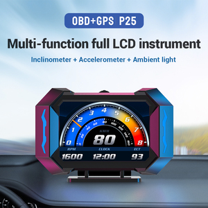 Auto <span class=keywords><strong>Meter</strong></span> OBD2 đo GPS HUD xe Head up hiển thị thông minh đồng hồ tốc độ đa chức năng tự động thiết bị điện tử - Product Image 2