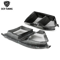 Conduit d'aération avant en fibre de carbone sèche avec grille pour BMW G80 M3 |   G82 G83 M4  Garnitures de remplacement pour conduits d'air du pare-chocs avant style MP