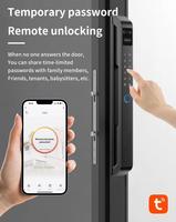 Aiendi Tuya App impermeable RFID Smart Lock aleación de aluminio lector de tarjetas de huellas dactilares para madera desbloquea mecánicamente Laptop Smart Key