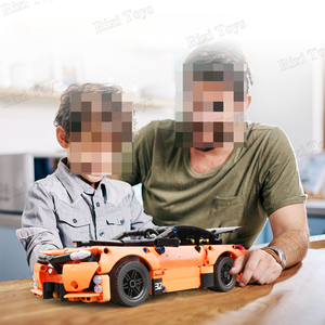 Moule roi 15006 MOC plastique RC sport voiture de course bricolage assemblage brique modèle enfants blocs de construction ensembles jouets - Product Image 5