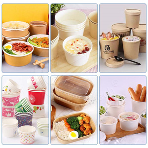 ORME automático para llevar cono pastel taza hacer artesanía desechable ensalada sopa papel Kraft tazón máquina fabricación precio - Product Image 6